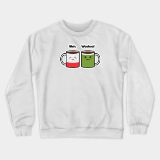 Coffee Friends | Charging | Battery | Cute Kawaii | White Crewneck Sweatshirt